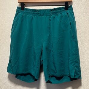 lululemon athletica Teal Athletic Shorts - Breathable Run Style